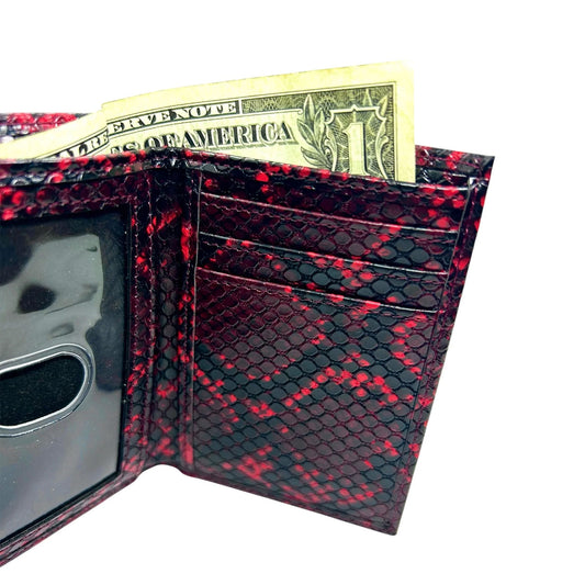 Loosey Loves You Snake Skin Chain Wallet