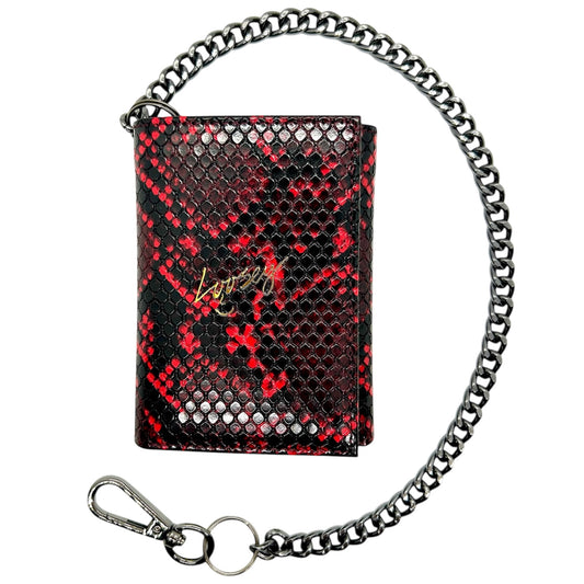 Loosey Loves You Snake Skin Chain Wallet