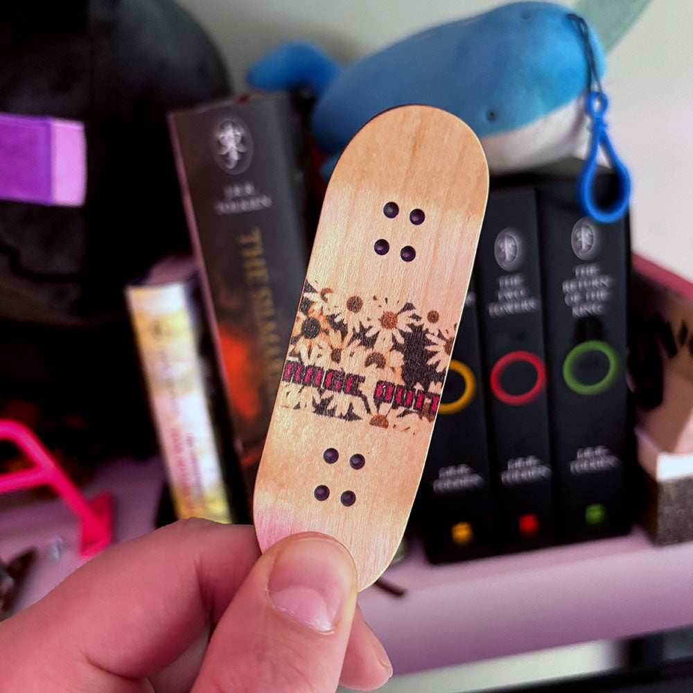 Rage Industries Sleepwalking Ghost Fingerboard Deck