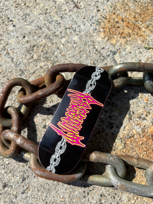 Rage Industries Funeral French Chain Fingerboard Deck