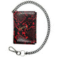Loosey Loves You Snake Skin Chain Wallet