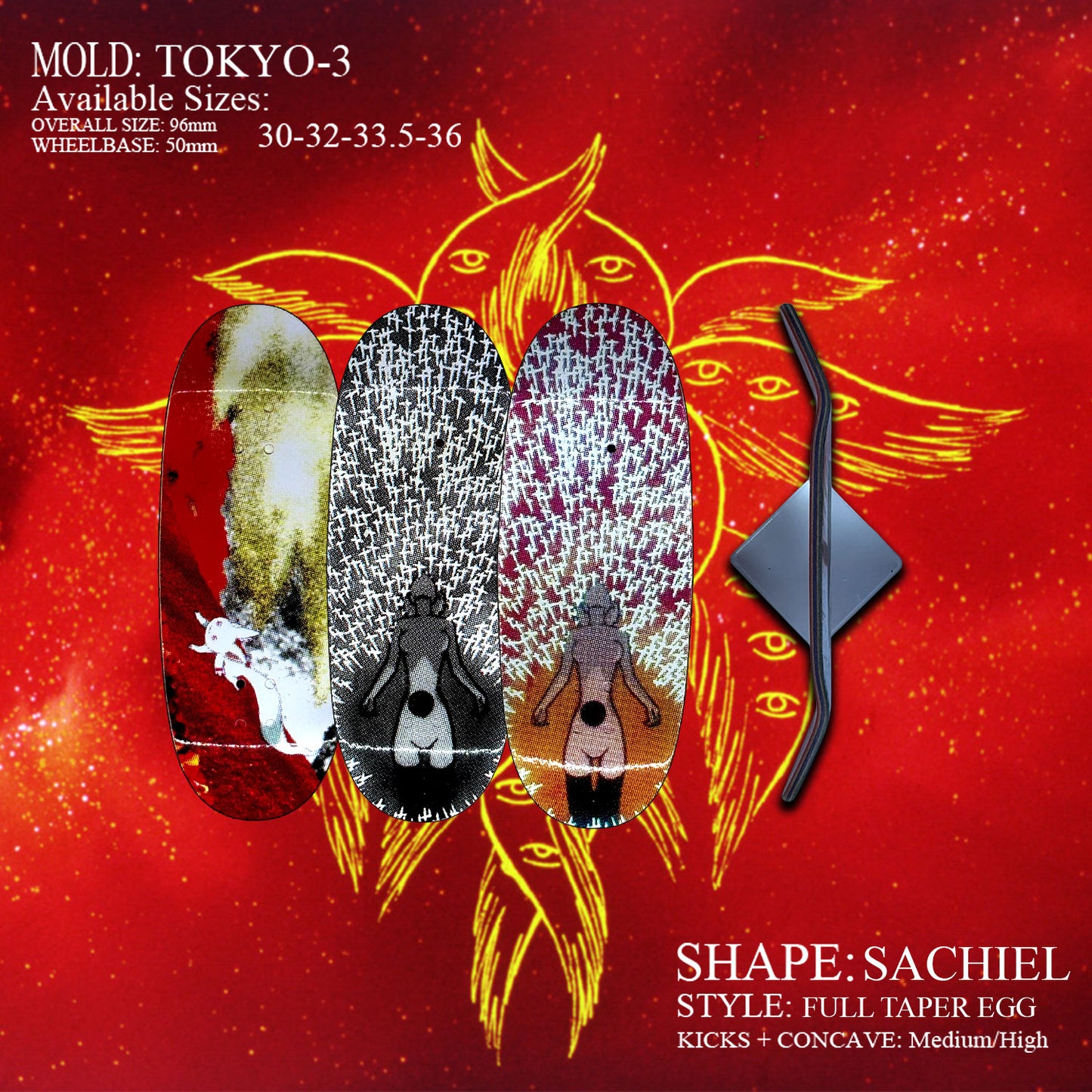 Rage Industries Third Impact Fingerboard Deck