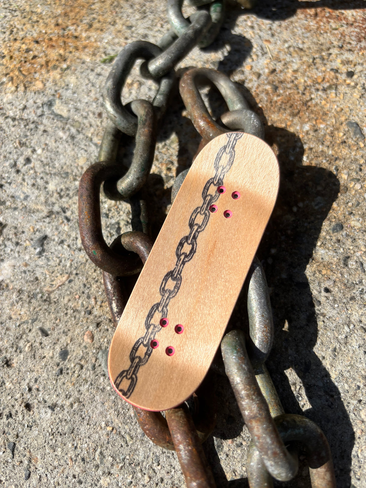 Rage Industries Funeral French Chain Fingerboard Deck